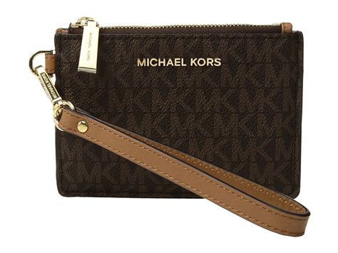 michael kors small coin purse wristlet|Michael Kors studded wristlet.